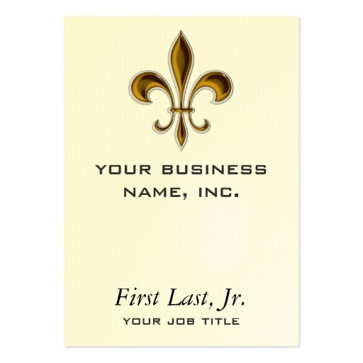 Fleur De Lis Business Card Template