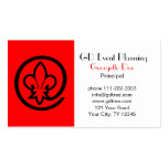 Fleur-de-lis Business Card Template