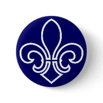 Fleur de Lis buttons