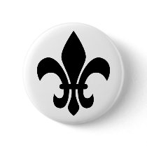Fleur de Lis buttons