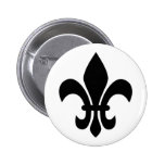 Fleur de Lis Button