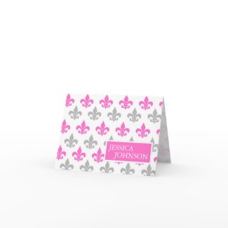 Fleur de Lis card