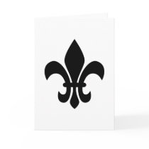 Fleur de Lis Card