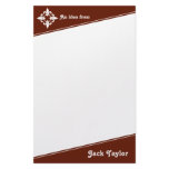 Fleur de Lis Chocolate Stationery