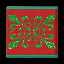 Fleur De Lis Christmas magnets