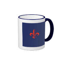 Fleur de lis coffee mug