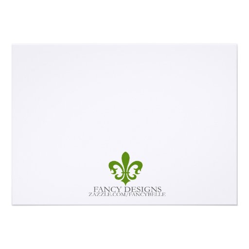 Fleur de Lis Custom Announcements