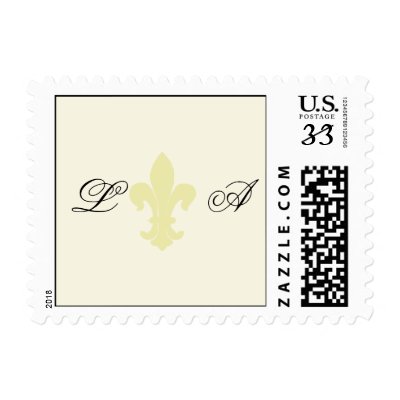 Fleur de Lis Custom Postage