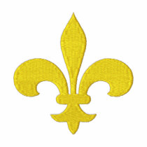 Fleur De Lis - Customizable - Add Your Own Text embroidered shirts by naturetees Fleur De Lis - Customizable - Add Your Own Text embroidered shirts