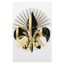 Fleur de Lis, customizable text Customized Stationery