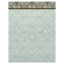 Fleur de Lis Damask - Matching Blank Stationery Custom Letterhead