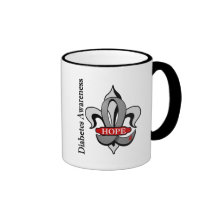 Fleur De Lis Diabetes Hope Mug