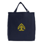 Fleur De Lis embroidered bags