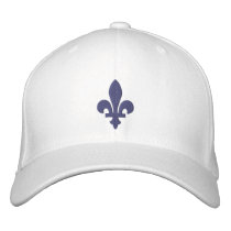 Fleur de lis Embroidered Hat embroidered hats by silhouette_emporium Fleur de lis Embroidered Hat embroidered hats
