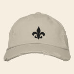 Fleur De Lis embroidered hats