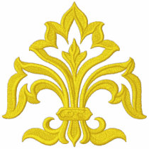 Fleur De Lis embroidered shirts by Embroidery4U Fleur De Lis embroidered shirts