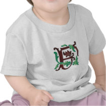 Fleur-de-lis F Monogram Tee Shirts