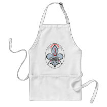 Fleur de lis fishing apron