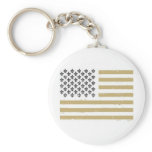 Fleur De Lis Flag Keychains