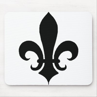 Fleur-de-Lis  Flower of the Lilly Mouse Mat by rgcole