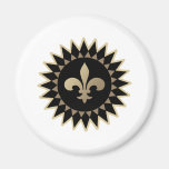 Fleur De Lis Fridge Magnet