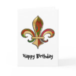 Fleur de lis greeting cards cards