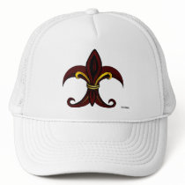 Fleur de lis hat
