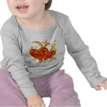 Fleur-de-lis Hearts Tshirt