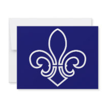 Fleur de Lis Custom Announcements