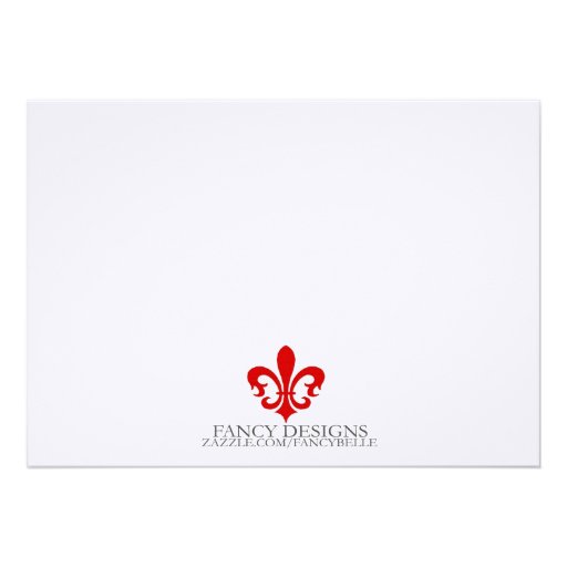 Fleur de Lis Invitation