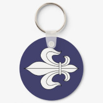 Fleur De Lis - Key Chain keychains by carlj56 Fleur De Lis - Key Chain keychains