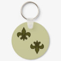Fleur de Lis Keychain by thehatch Fleur de Lis Keychain