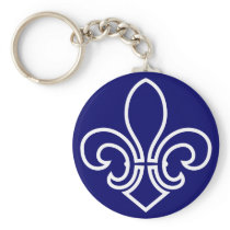 Fleur de Lis Keychains