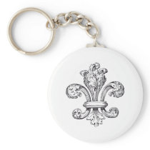 fleur de lis key chains