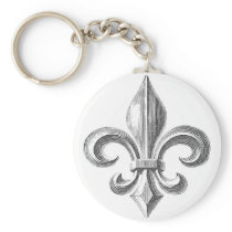 Fleur de Lis Keychain