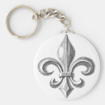 Fleur de Lis Keychain