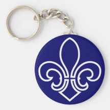 Fleur de Lis Keychains
