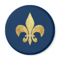 Fleur-de-lis magnets