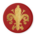 Fleur-de-lis magnets