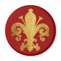 Fleur-de-lis magnets