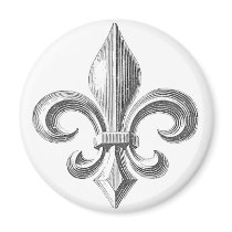 Fleur de Lis magnets by Amerious Fleur de Lis magnets