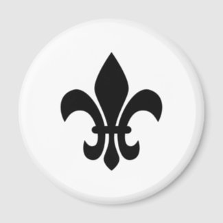 Fleur de Lis magnet