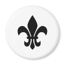 Fleur de Lis magnets by silhouette_emporium Fleur de Lis magnets
