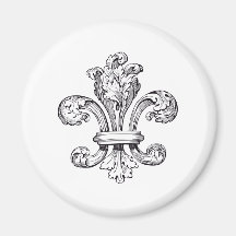 fleur de lis magnets