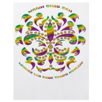 fleur de lis Mardi-Gras 2011 V-2 Custom Flyer