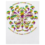 fleur de lis Mardi-Gras 2011 V-2 Custom Flyer