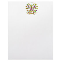 fleur de lis Mardi-Gras 2011 V-2 Letterhead Design