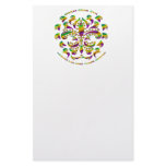 fleur de lis Mardi-Gras 2011 V-2 stationery