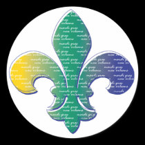 Fleur De Lis Mardi Gras New Orleans