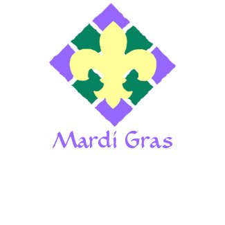 Fleur De Lis, Mardi Gras shirt